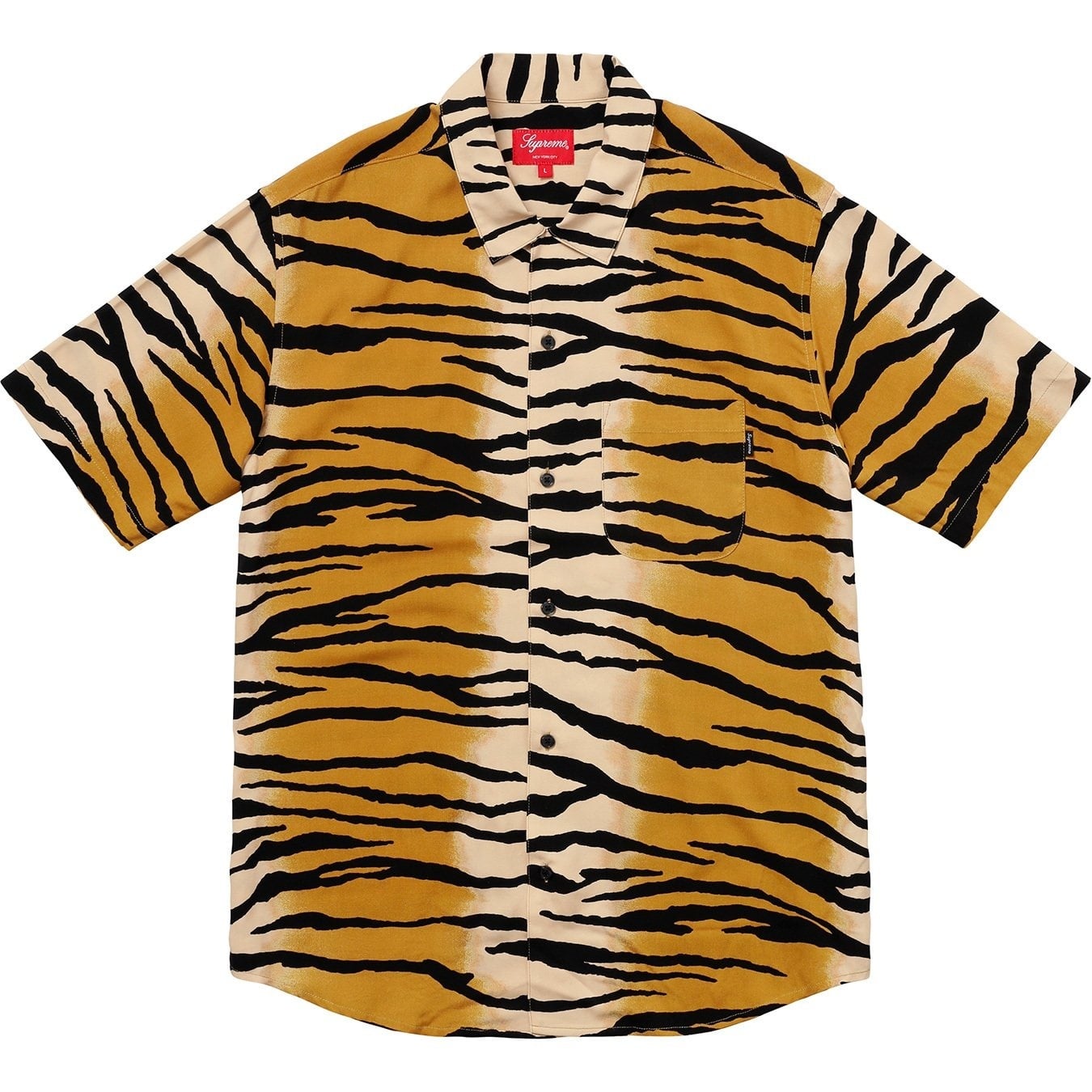 Tiger Stripe Rayon Shirt view 3